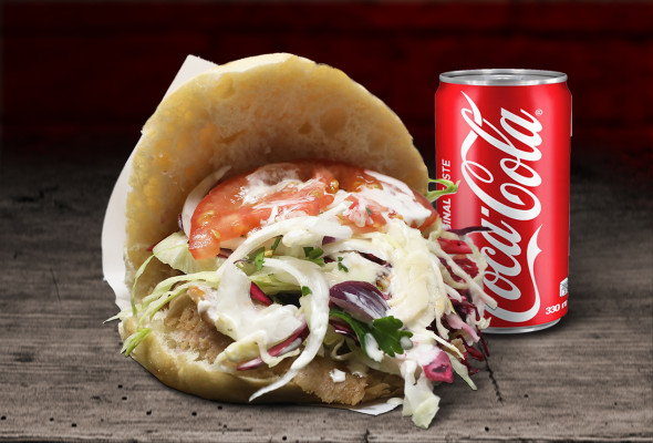 (140M) Drehspiesß-Pita-Menü